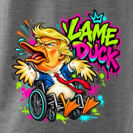 Trump lame duck graffiti