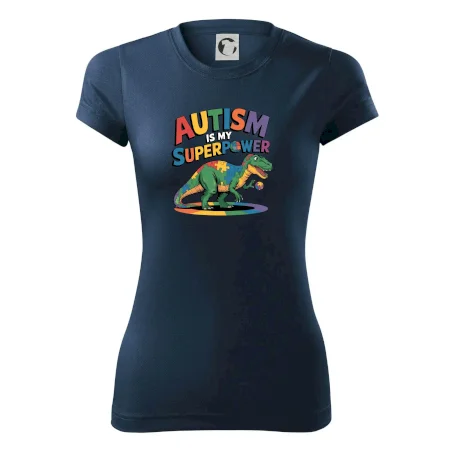 Stojící Rex Autism is my superpower