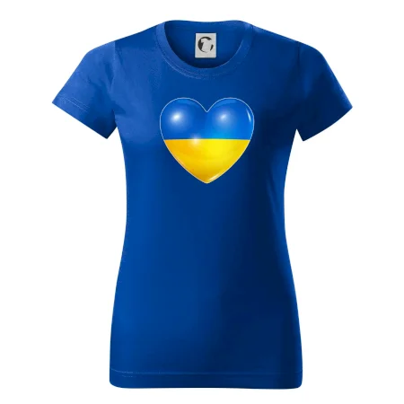 Ukrajina srdce vlajka