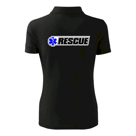 Záchranár rescue kríž modrý