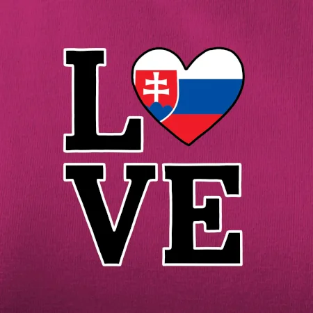 Love Slovenská vlajka