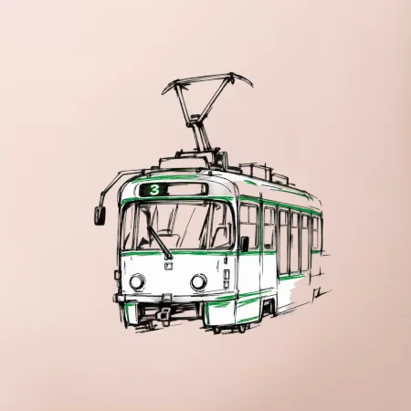T3R SLF minimalistická kresba jedním tahem