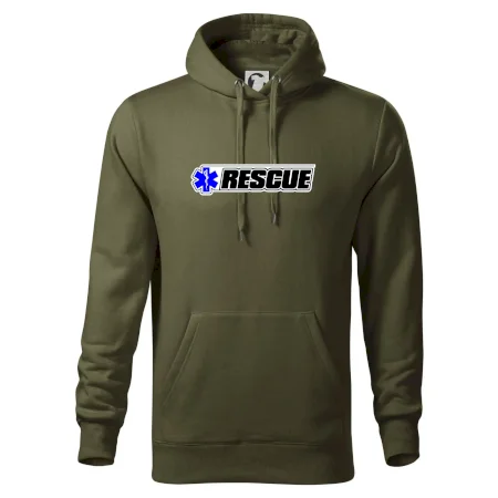 Záchranár rescue kríž modrý