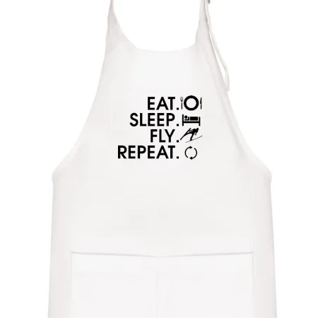 Eat sleep fly repeat - skoky na lyžiach