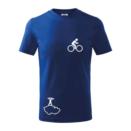 Mapa ČR + kolo na prsu