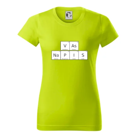 Vlastný nápis - periodická tabuľka