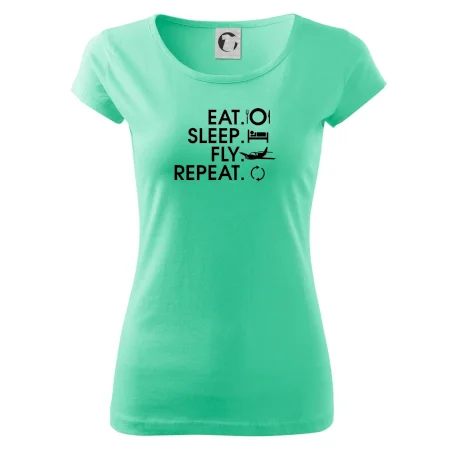 Eat sleep fly repeat