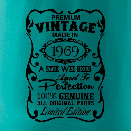 Vintage Etiketa - 1969