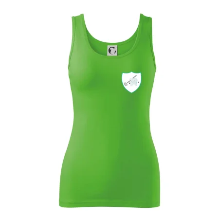 Zúbok na prsníku - zrkadlo