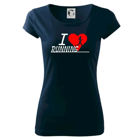 I love running dievča