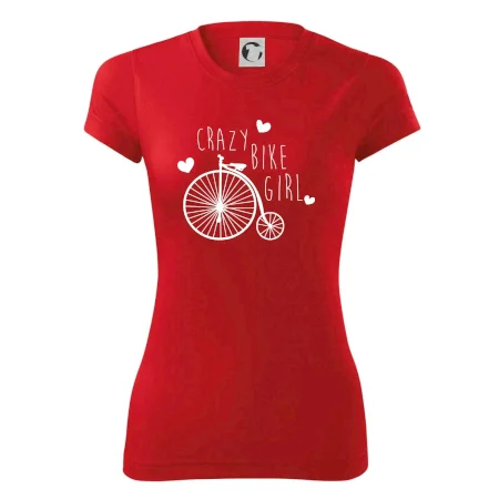 Crazy bike girl