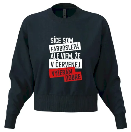 Síce som farboslepá, ale viem, že v červenej vyzerám dobre