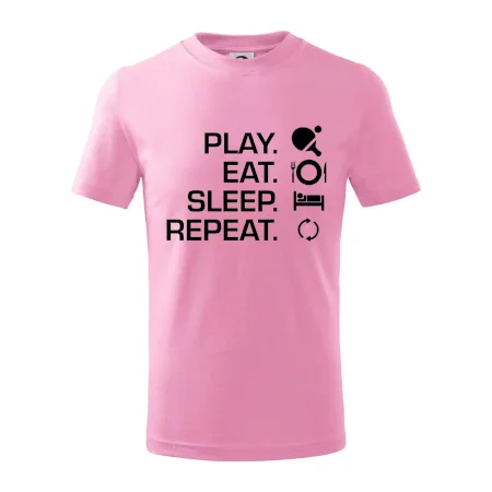 Stolný tenis - eat sleep