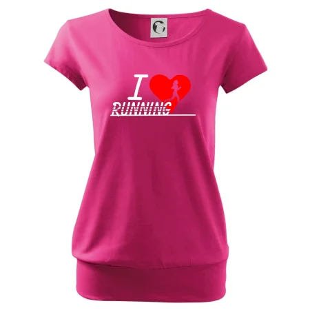 I love running dievča