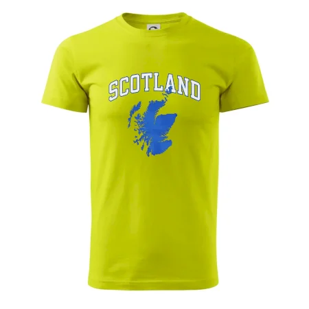Scotland nápis s mapou