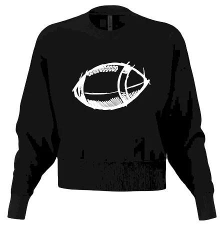 Americký futbal lopta skica