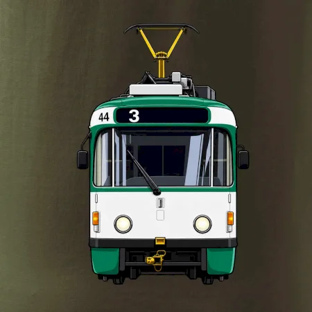 T3R SLF čelo tramvaje linka 3
