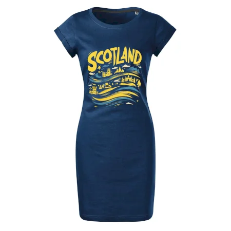 Scotland kreslené vlny