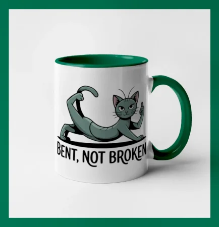 Bent, not broken zelená kočka