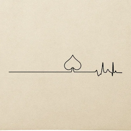 Poker EKG listy piky