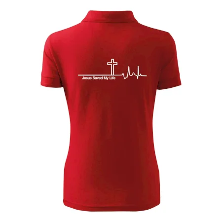 Jesus Saved My Life kríž ekg