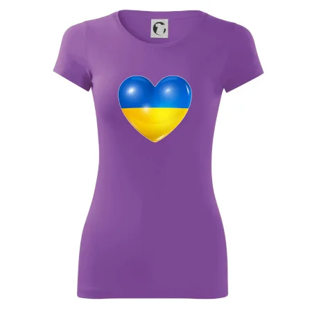 Ukrajina srdce vlajka