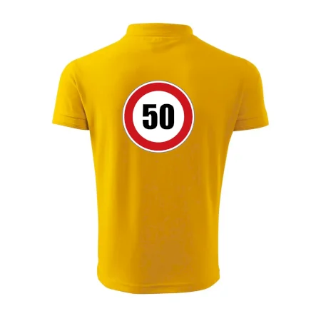 Dopravná značka - obmedzenie rýchlosti 50