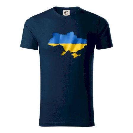 Ukrajina vlajka mapa