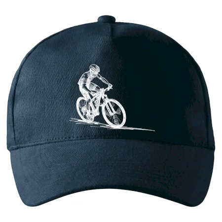 MTB kreslený cyklista