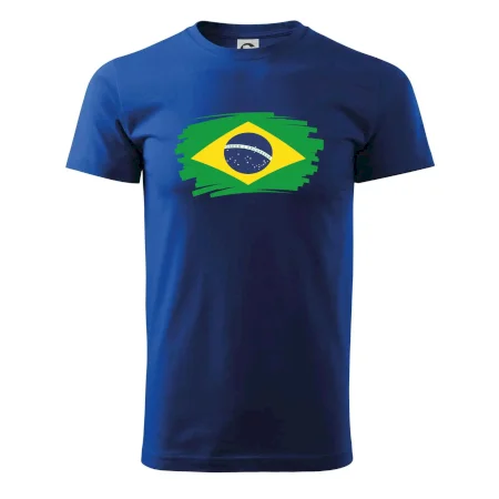 Brazília vlajka štetkou