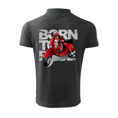Scooter born to ride red