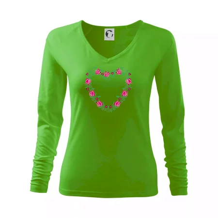Červené tulipánové srdiečko (Pecka design)