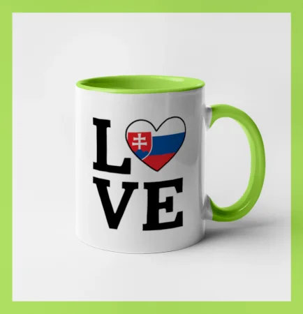 Love Slovenská vlajka