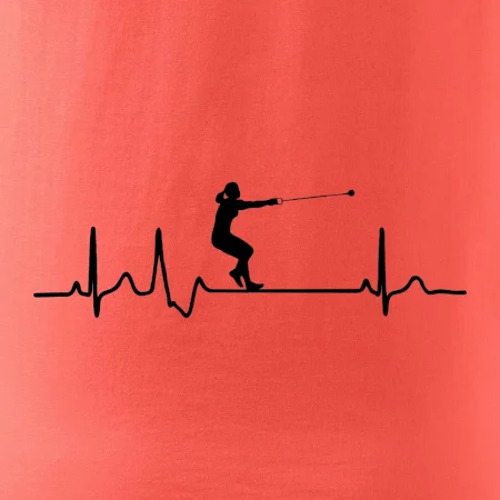 EKG hod kladivom žena