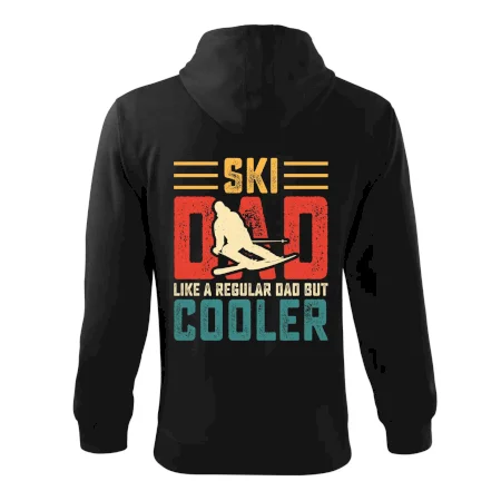 Ski dad like a regular dad but cooler