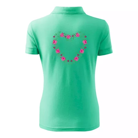 Červené tulipánové srdiečko (Pecka design)