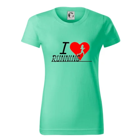 I love running dievča