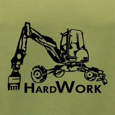 Hard Work kráčajúce rýpadlo