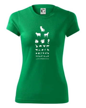 Očný test zvieratká