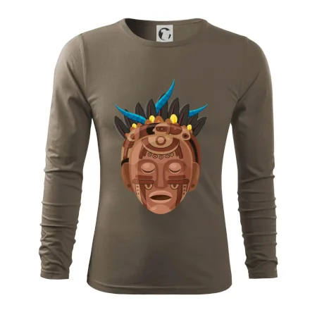 Mayová maska hnedá