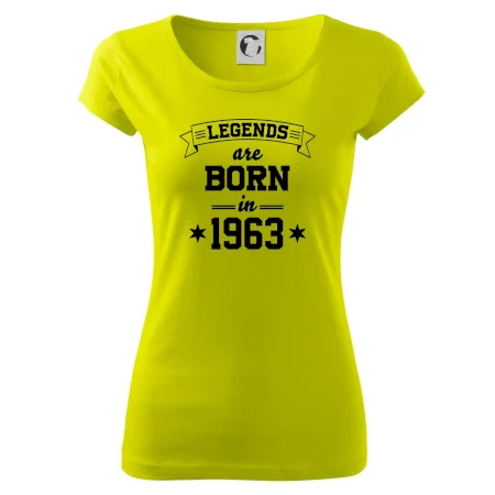Legends are born in 1963