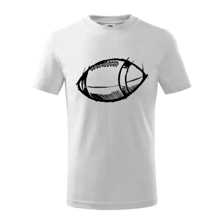 Americký futbal lopta skica