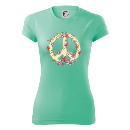 Peace symbol pieskový