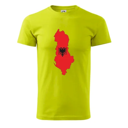Albánsko mapa a znak