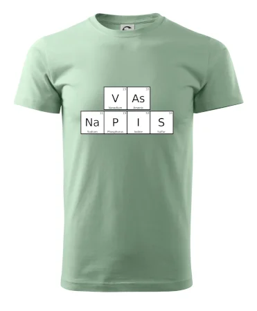 Vlastný nápis - periodická tabuľka