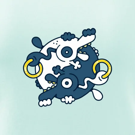 Yin & Yang abstraktné psy