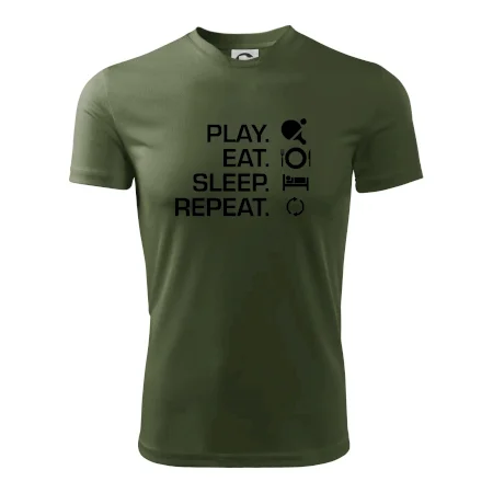 Stolný tenis - eat sleep