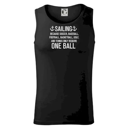 Sailing beacause one ball