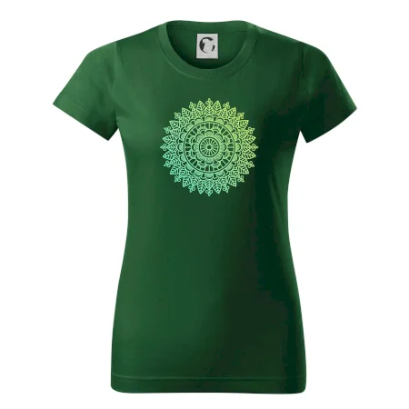 Mandala zelenožlutá