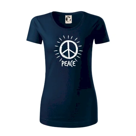 Peace symbol čiernobiely